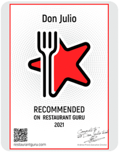 parador don julio restaurant guru 2021